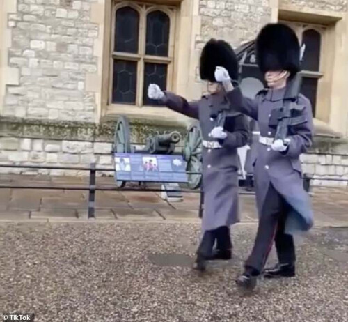 英皇家卫队士兵撞倒并跨过一名儿童，网友讽刺：“一堂13秒的英帝国主义课”