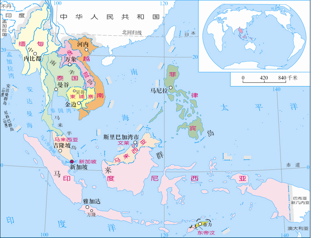 东南亚的地理位置特点（东南亚人文地理知识）