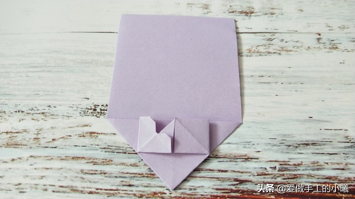 折纸心的折法（别致爱心折纸图解教程）