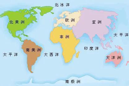 七大洋五大洲分别是什么（一文让你秒懂七大洲五大洋）