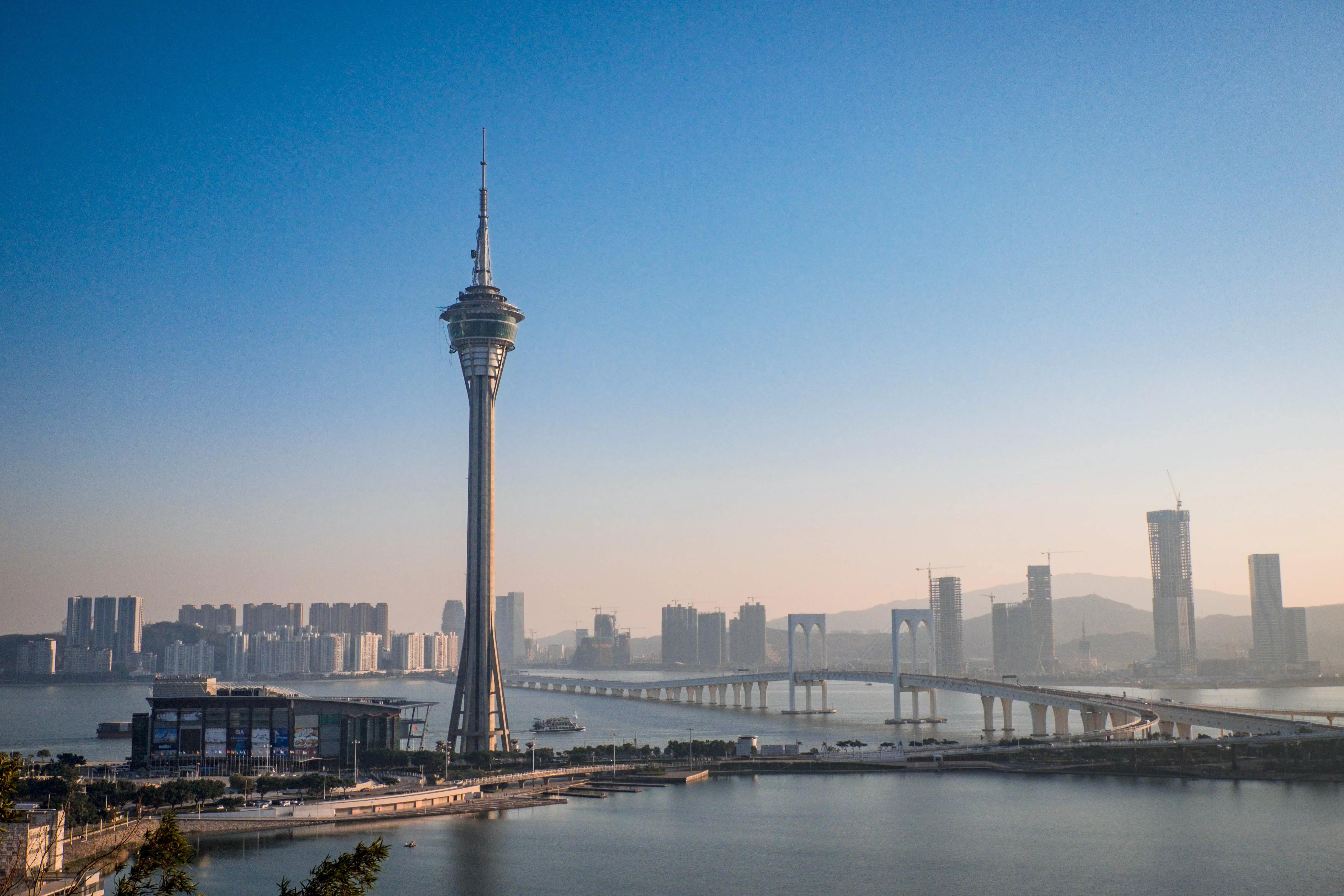 澳门：城在海上 海在城中_无人机