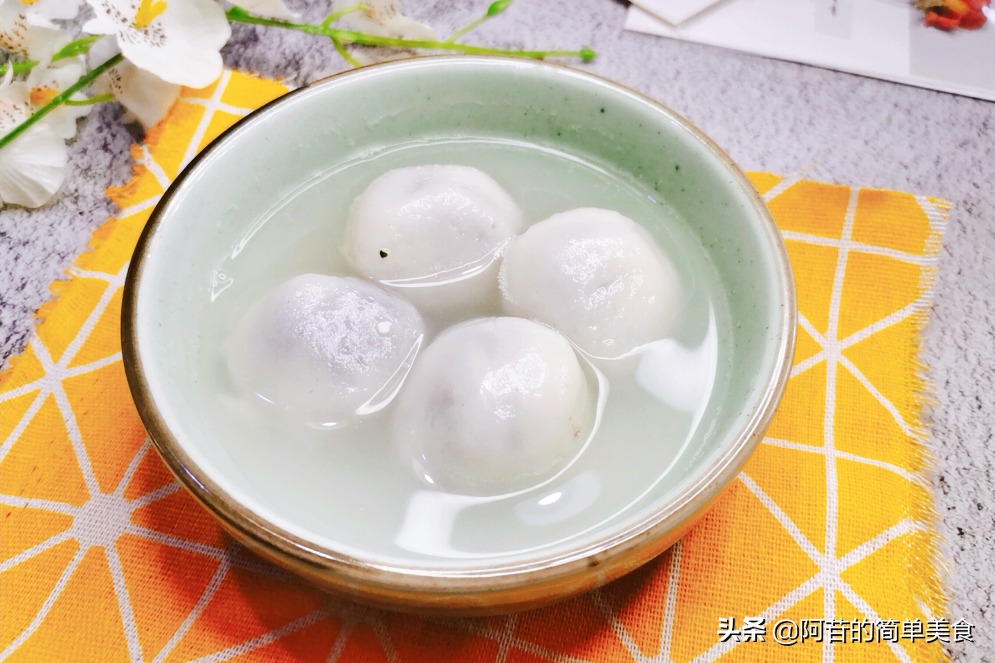 中式美食元宵酒酿汤圆传统高清摄影大图-千库网