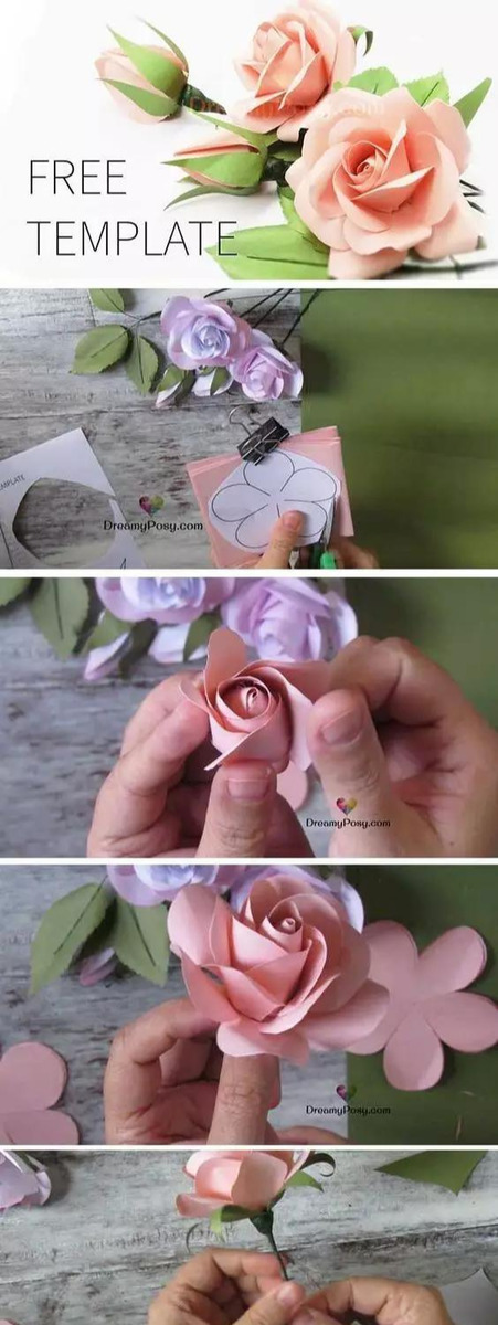 怎样叠玫瑰花（折纸玫瑰花教程一步一步图解）