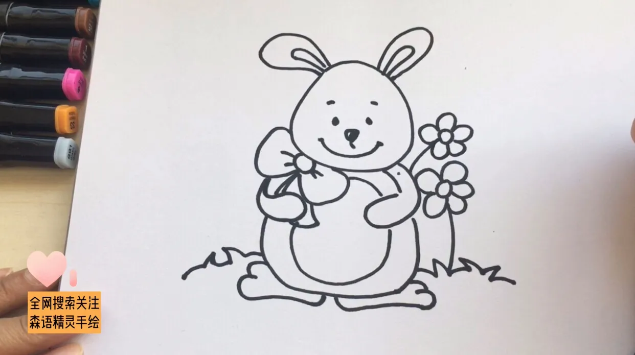 兔子画法简笔画（步骤超详细的图文教程）
