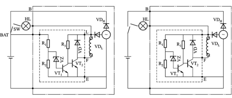 电压调节器工作原理图（一文读懂交流发电机之电压调节器）