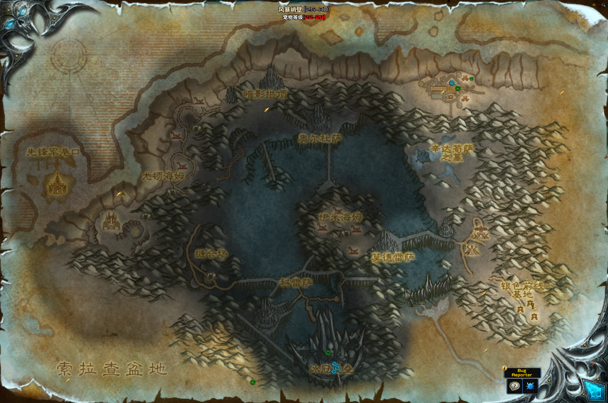 魔兽世界萨隆矿坑入口在哪（附魔兽世界区域地图所有副本入口位置标识）